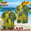 CFL Calgary Stampeders Coconut Tree Hawaiian Shirt