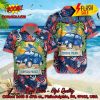 Everton FC Car Surfboard Coconut Tree Button Shirt