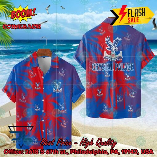 Crystal Palace FC Coconut Tree Hawaiian Shirt