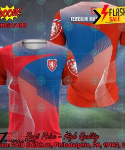 Czech Republic National Football Team Euro 2024 3D T-shirt Hoodie Apparel