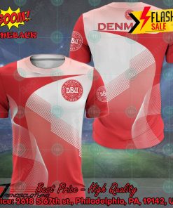 Denmark National Football Team Euro 2024 3D T-shirt Hoodie Apparel