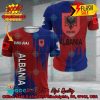 Euro 2024 Austria National Football Team Painting Personalized Name 3D T-shirt Apparel