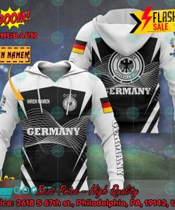 Euro 2024 Germany National Football Team Big Logo Personalized Name 3D T-shirt Apparel