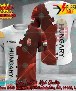 Euro 2024 Hungary National Football Team Gear Personalized Name 3D T-shirt Apparel