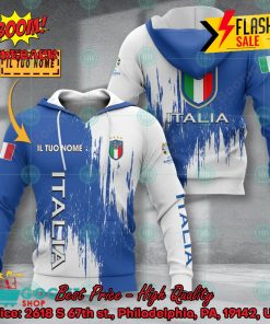 Euro 2024 Italy National Football Team Painting Personalized Name 3D T-shirt Apparel