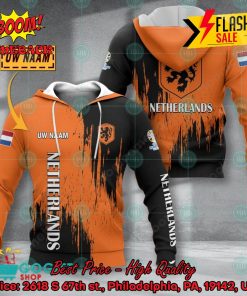 euro 2024 netherlands national football team painting personalized name 3d t shirt apparel 2 EnMAy