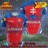 Euro 2024 Slovenia National Football Team Big Logo Personalized Name 3D T-shirt Apparel