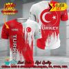 Euro 2024 Switzerland National Football Team Painting Personalized Name 3D T-shirt Apparel