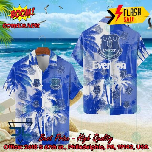 Everton FC Coconut Tree Hawaiian Shirt