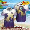 FC Ingolstadt 04 Palm Tree Surfboard Personalized Name Button Shirt