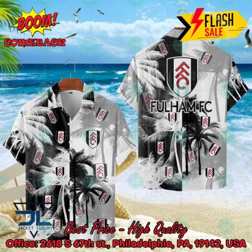 Fulham FC Coconut Tree Hawaiian Shirt