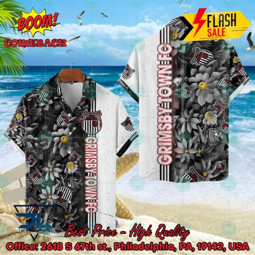 Grimsby Town FC Floral Hawaiian Shirt And Shorts