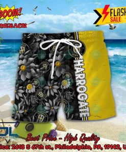 harrogate town afc floral hawaiian shirt and shorts 2 YHTaL