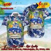 Leicester City FC Car Surfboard Coconut Tree Button Shirt