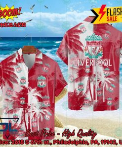 Liverpool FC Coconut Tree Hawaiian Shirt