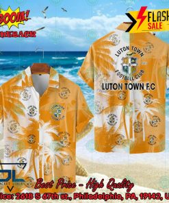 Luton Town FC Coconut Tree Hawaiian Shirt