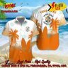 Mansfield Town FC Palm Tree Surfboard Personalized Name Button Shirt