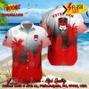 FC Grenoble Rugby Palm Tree Surfboard Personalized Name Button Shirt
