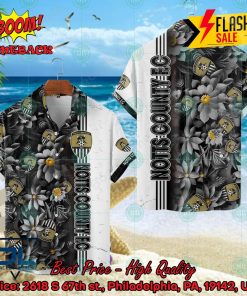Notts County FC Floral Hawaiian Shirt And Shorts