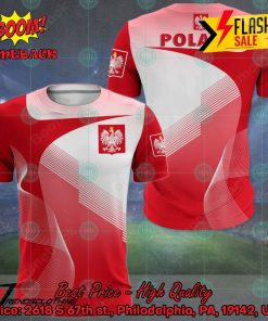 Poland National Football Team Euro 2024 3D T-shirt Hoodie Apparel