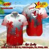 Queen’s Park FC Palm Tree Surfboard Personalized Name Button Shirt