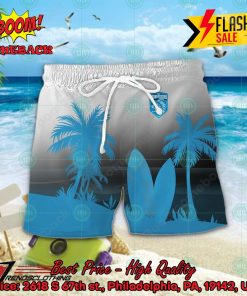 RC Massy Essonne Palm Tree Surfboard Personalized Name Button Shirt