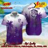 Rugby Club Vannes Palm Tree Surfboard Personalized Name Button Shirt