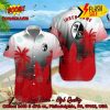 Hertha BSC Palm Tree Surfboard Personalized Name Button Shirt