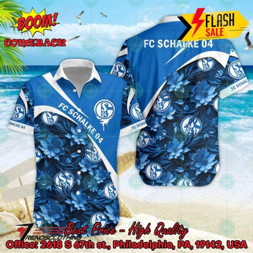 Schalke 04 Florals Button Shirt