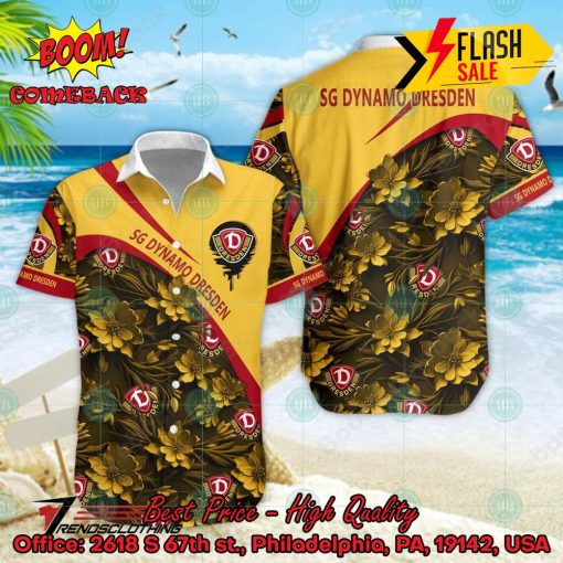 SG Dynamo Dresden Florals Button Shirt