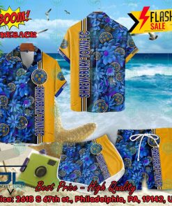 Shrewsbury Town FC Floral Hawaiian Shirt And Shorts
