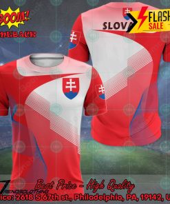 Slovakia National Football Team Euro 2024 3D T-shirt Hoodie Apparel