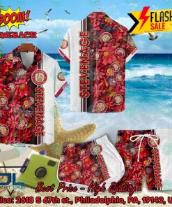 Stevenage FC Floral Hawaiian Shirt And Shorts