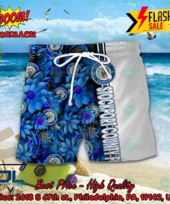 Stockport County FC Floral Hawaiian Shirt And Shorts