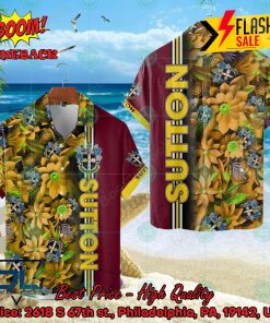 Sutton United FC Floral Hawaiian Shirt And Shorts