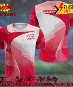 Switzerland National Football Team Euro 2024 3D T-shirt Hoodie Apparel