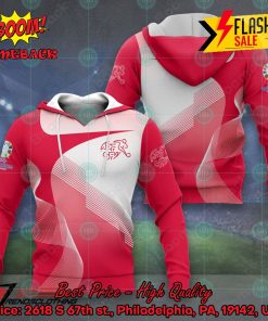 Switzerland National Football Team Euro 2024 3D T-shirt Hoodie Apparel