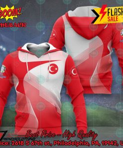 Turkey National Football Team Euro 2024 3D T-shirt Hoodie Apparel