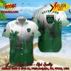 US Carcassonne Palm Tree Surfboard Personalized Name Button Shirt