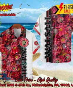 Walsall FC Floral Hawaiian Shirt And Shorts