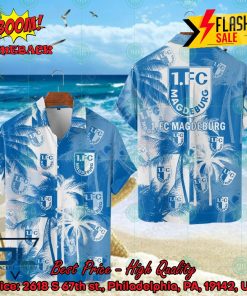 1. FC Magdeburg Coconut Tree Hawaiian Shirt
