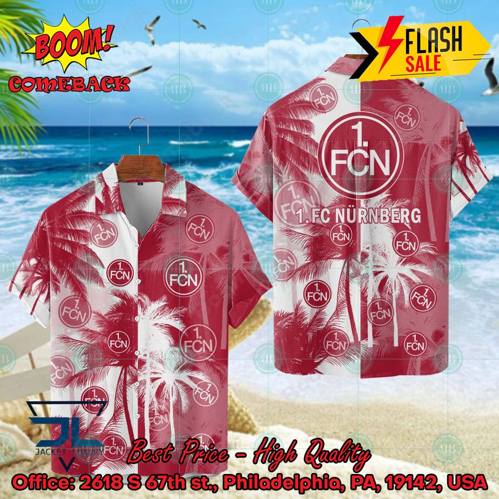 1. FC Nurnberg Coconut Tree Hawaiian Shirt
