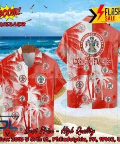 Accrington Stanley FC Coconut Tree Hawaiian Shirt