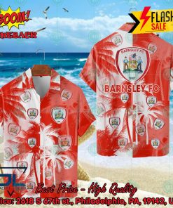 Barnsley FC Coconut Tree Hawaiian Shirt