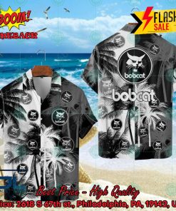 Bobcat Coconut Tree Hawaiian Shirt