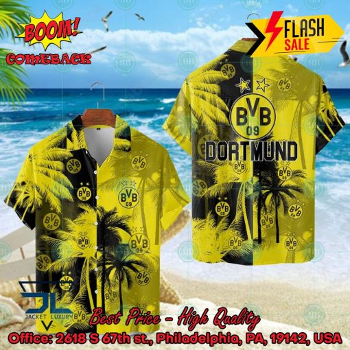 Borussia Dortmund Coconut Tree Style 2 Hawaiian Shirt