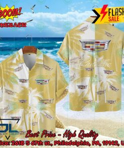 Cadillac Coconut Tree Hawaiian Shirt