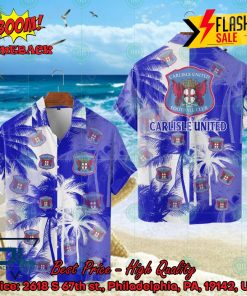 Carlisle United FC Coconut Tree Hawaiian Shirt