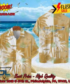 Chevrolet Coconut Tree Hawaiian Shirt