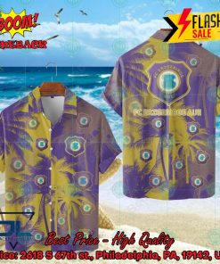 FC Erzgebirge Aue Coconut Tree Hawaiian Shirt